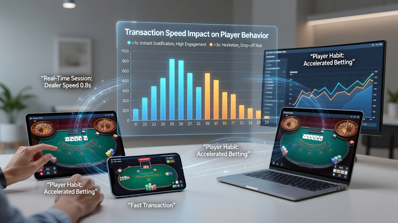 Live roulette table on tablet and laptop illustrating synchronized transaction confirmations across devices