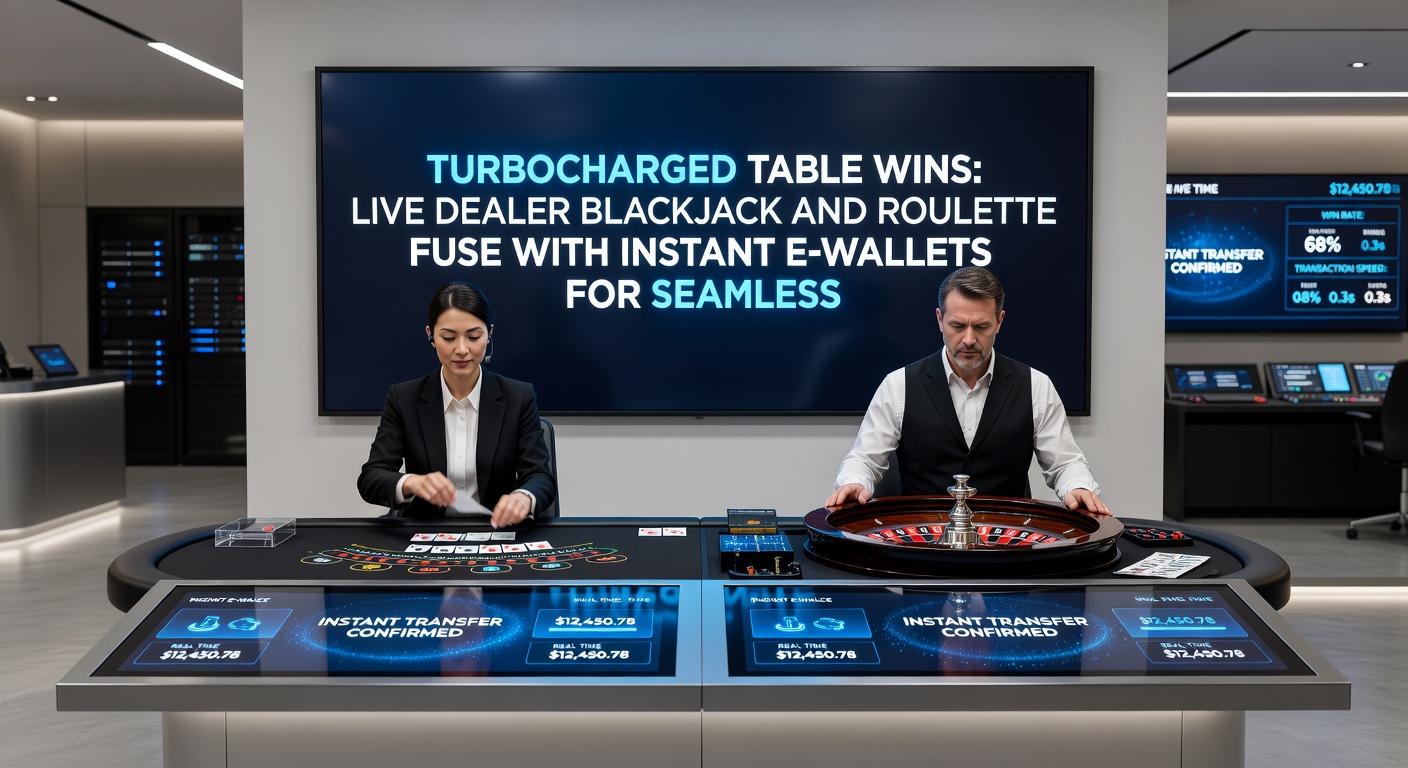 High-roller roulette wheel in motion with e-wallet transaction overlay, illustrating instant high-stakes betting in a live dealer environment